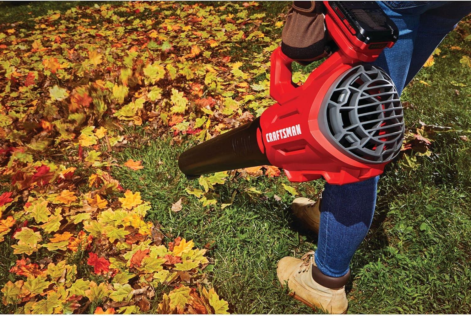 image:imageCRAFTSMAN 20V MAX Axial Leaf Blower Kit CMCBL700D1Tool Only