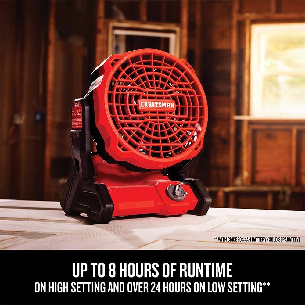 image:imageCRAFTSMAN 20V MAX Cordless Fan Tool Only CMCE001B Red