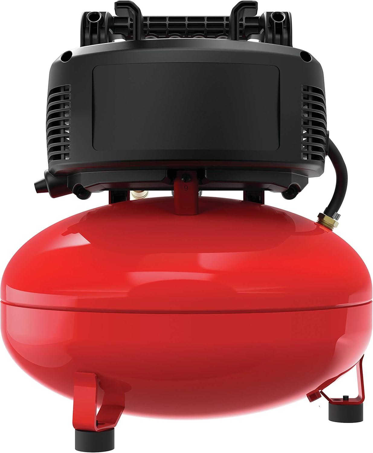 image:imageCRAFTSMAN Air Compressor 6 Gallon Pancake OilFree with 13 Piece Accessory Kit CMEC6150KAir Compressor w Accessory Kit