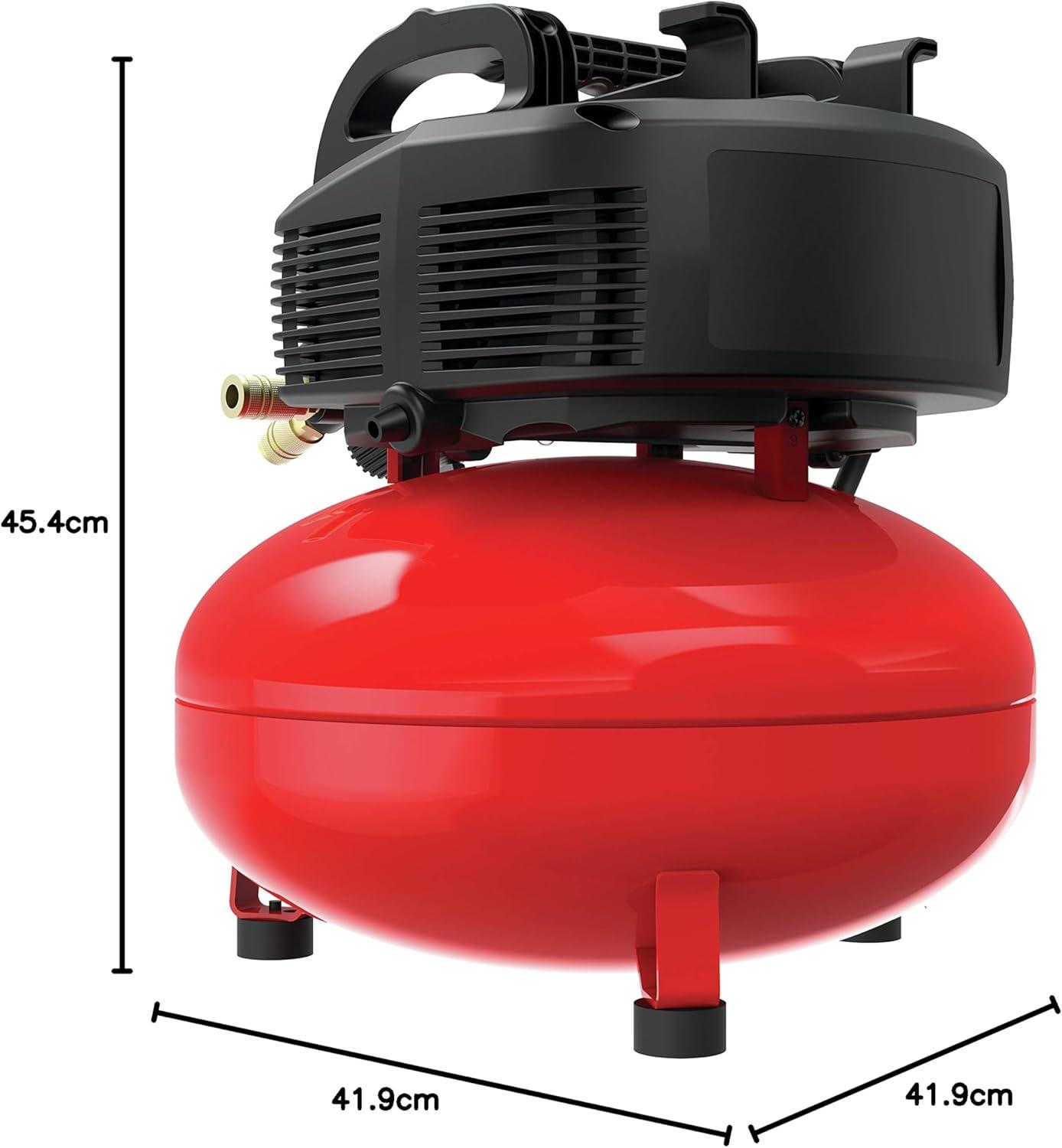 image:imageCRAFTSMAN Air Compressor 6 Gallon Pancake OilFree with 13 Piece Accessory Kit CMEC6150KAir Compressor w Accessory Kit