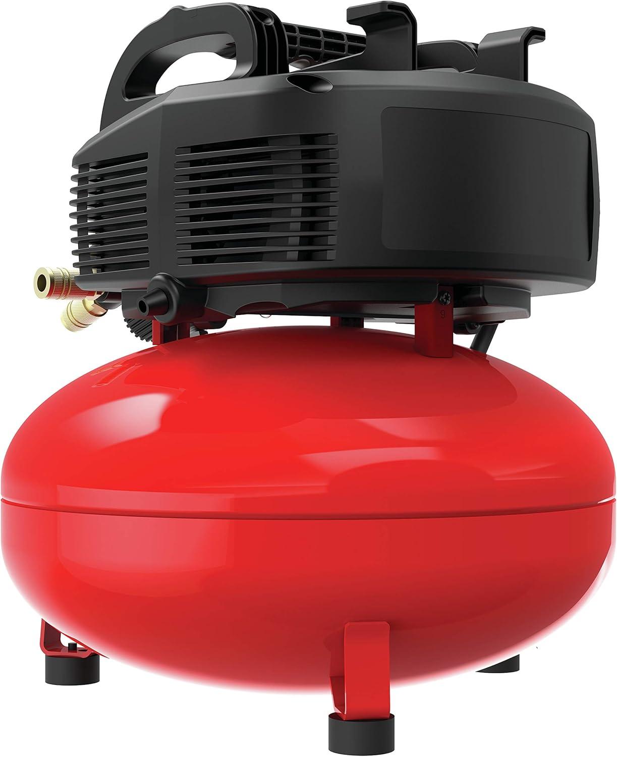 image:imageCRAFTSMAN Air Compressor 6 Gallon Pancake OilFree with 13 Piece Accessory Kit CMEC6150KAir Compressor w Accessory Kit
