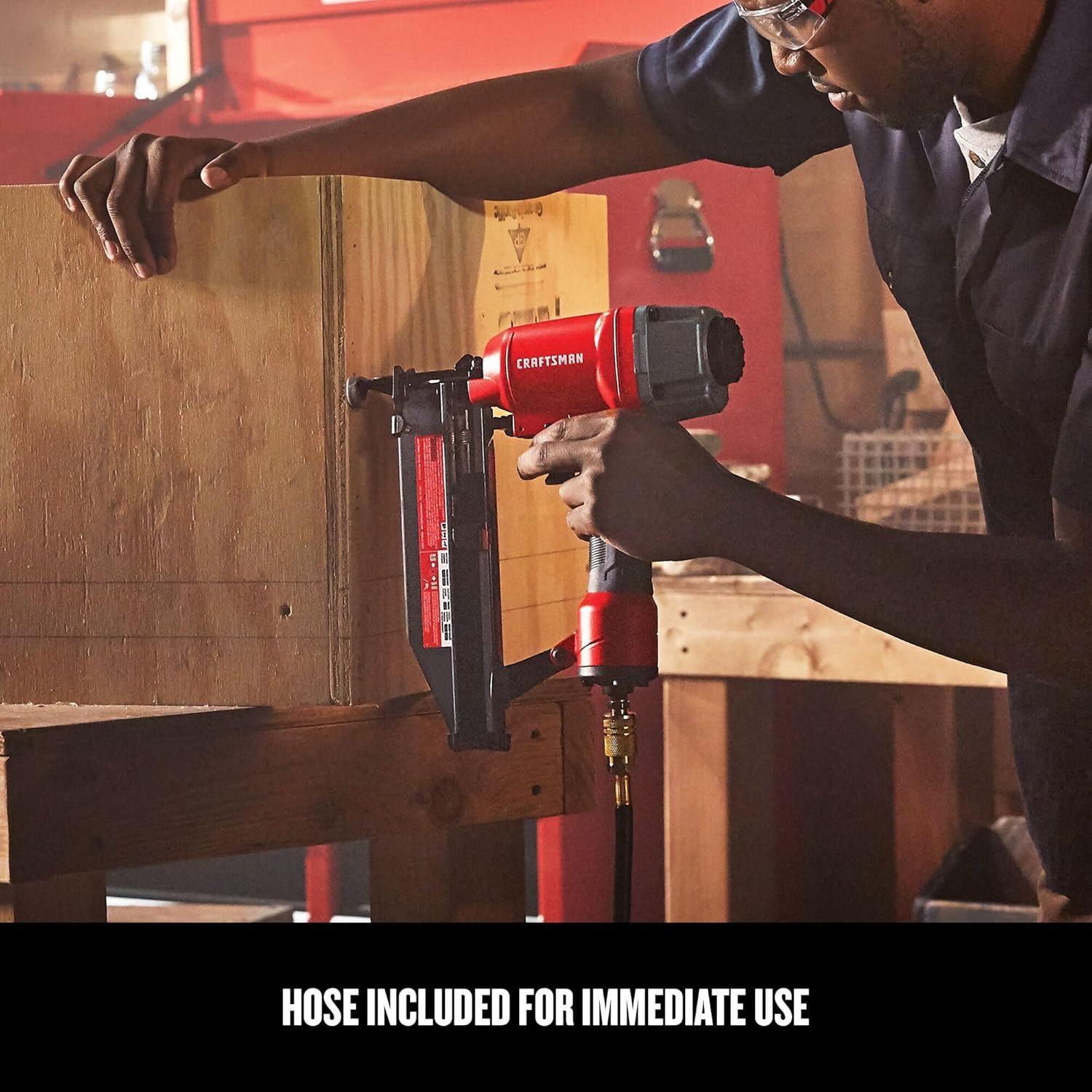 image:imageCRAFTSMAN Brad Nailer and Air Compressor Combo Kit With Hose CMEC1KIT18Compressor Tool Kit Only