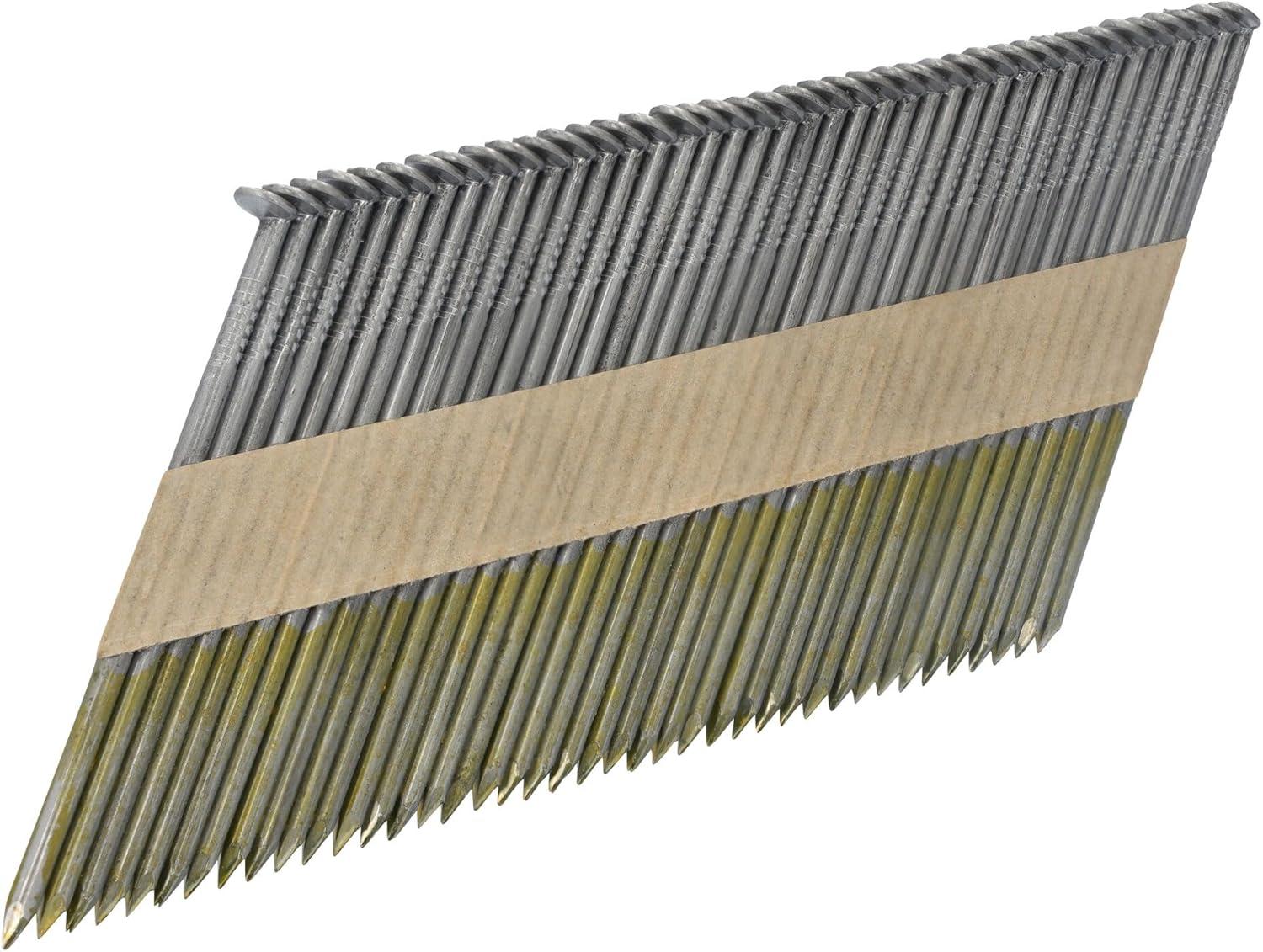 image:imageCRAFTSMAN Framing Nails Paper Collated Smooth 30 Degree 314 inch x 012 inch and 3 in x 012 inch 500 Qty Each CMFH30PP