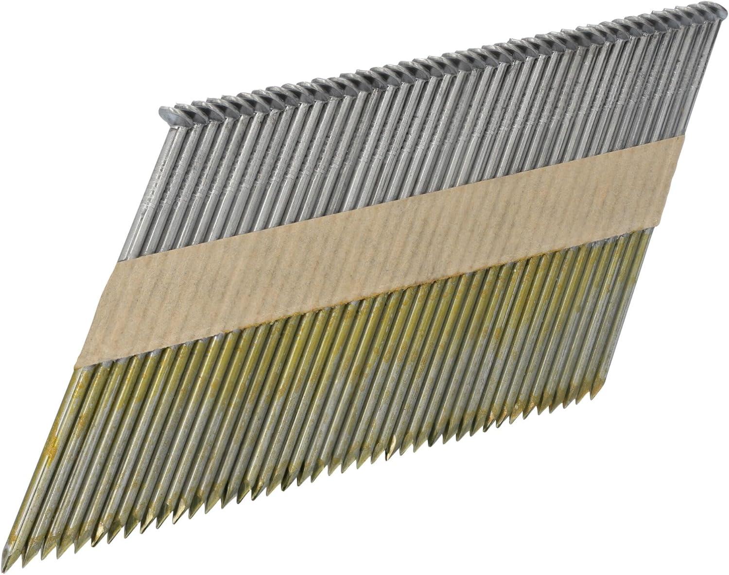 image:imageCRAFTSMAN Framing Nails Paper Collated Smooth 30 Degree 314 inch x 012 inch and 3 in x 012 inch 500 Qty Each CMFH30PP