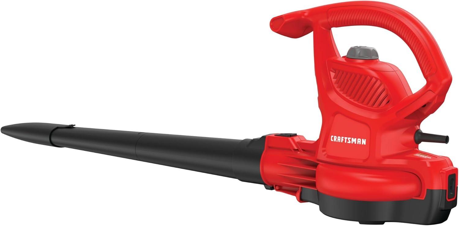 image:imageCRAFTSMAN Leaf Blower Leaf Vacuum and Mulcher 3in1 Backpack Blower Up to 230 MPH 12 Amp Corded Electric CMEBL700230 MPH BlowerVAC
