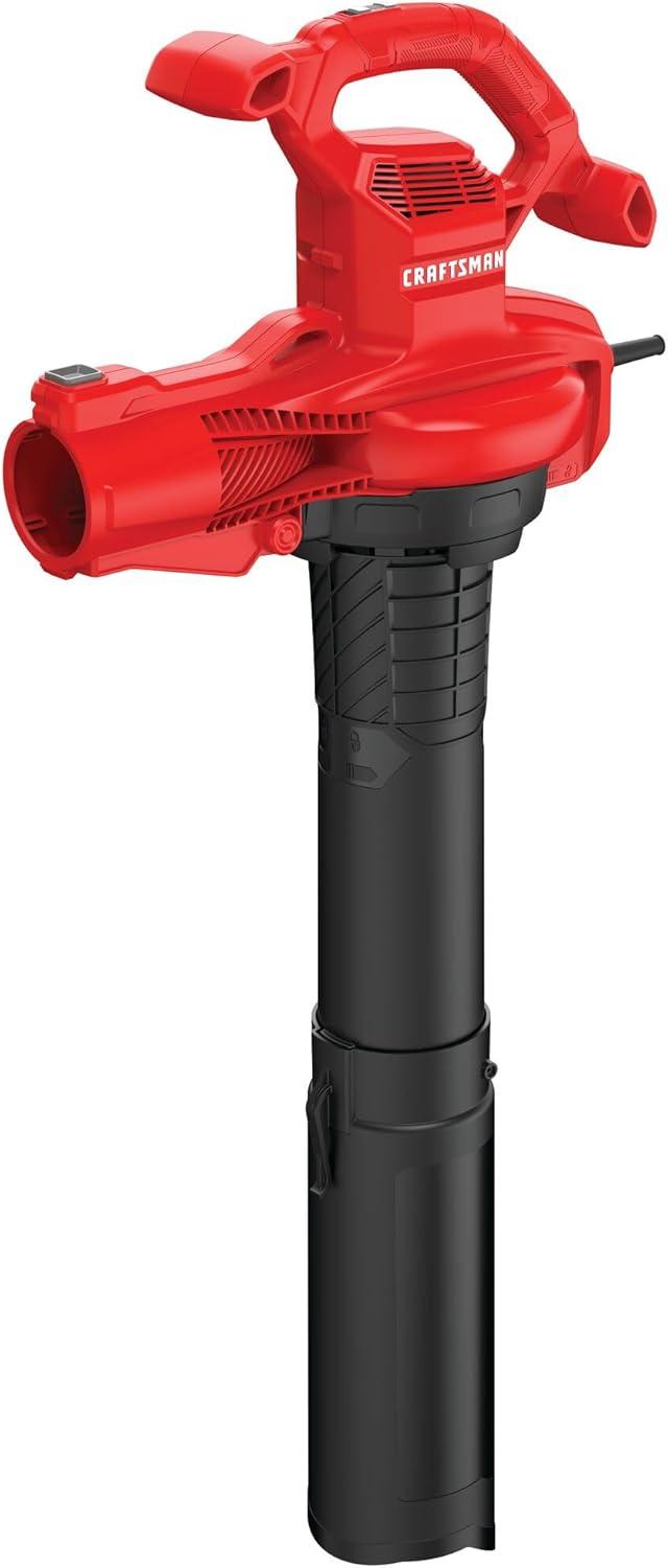 image:imageCRAFTSMAN Leaf Blower Leaf Vacuum and Mulcher 3in1 Backpack Blower Up to 230 MPH 12 Amp Corded Electric CMEBL700260 MPH BlowerVAC