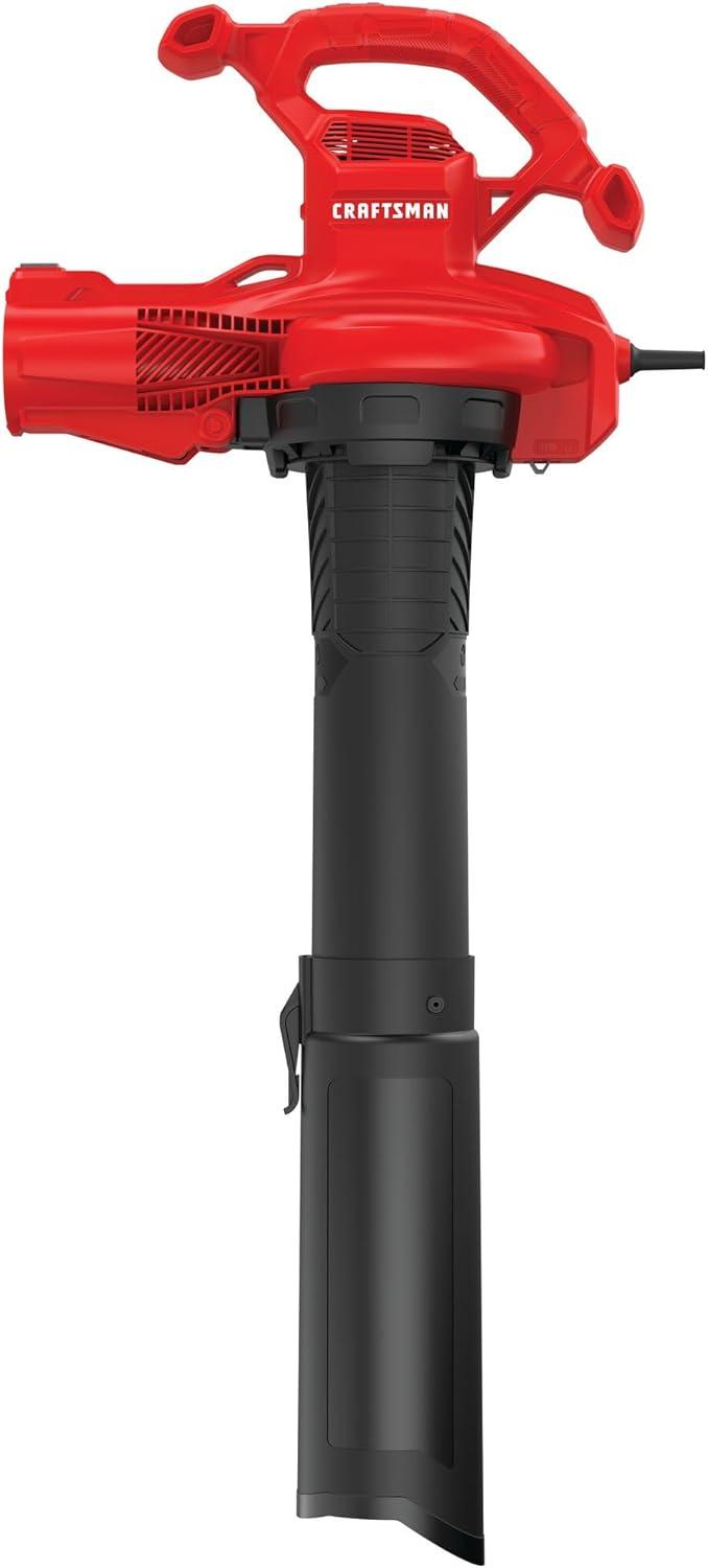 image:imageCRAFTSMAN Leaf Blower Leaf Vacuum and Mulcher 3in1 Backpack Blower Up to 230 MPH 12 Amp Corded Electric CMEBL700260 MPH BlowerVAC