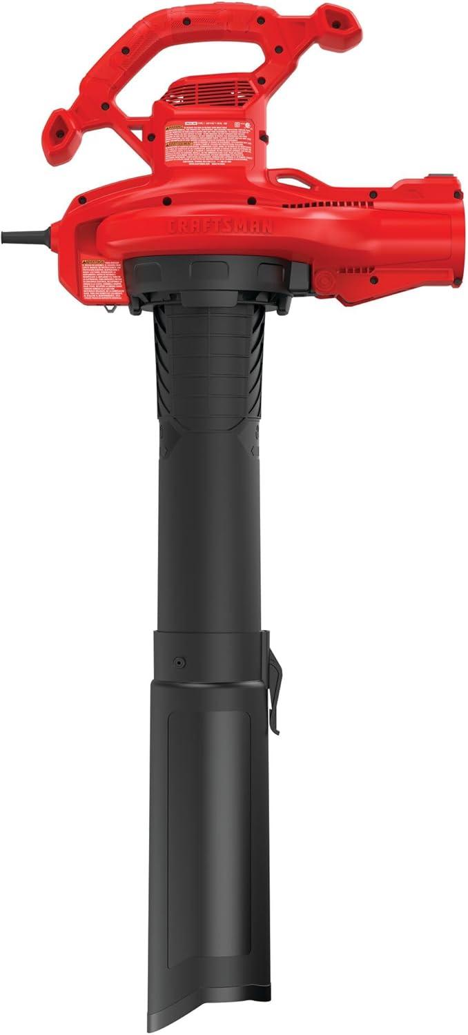 image:imageCRAFTSMAN Leaf Blower Leaf Vacuum and Mulcher 3in1 Backpack Blower Up to 230 MPH 12 Amp Corded Electric CMEBL700260 MPH BlowerVAC