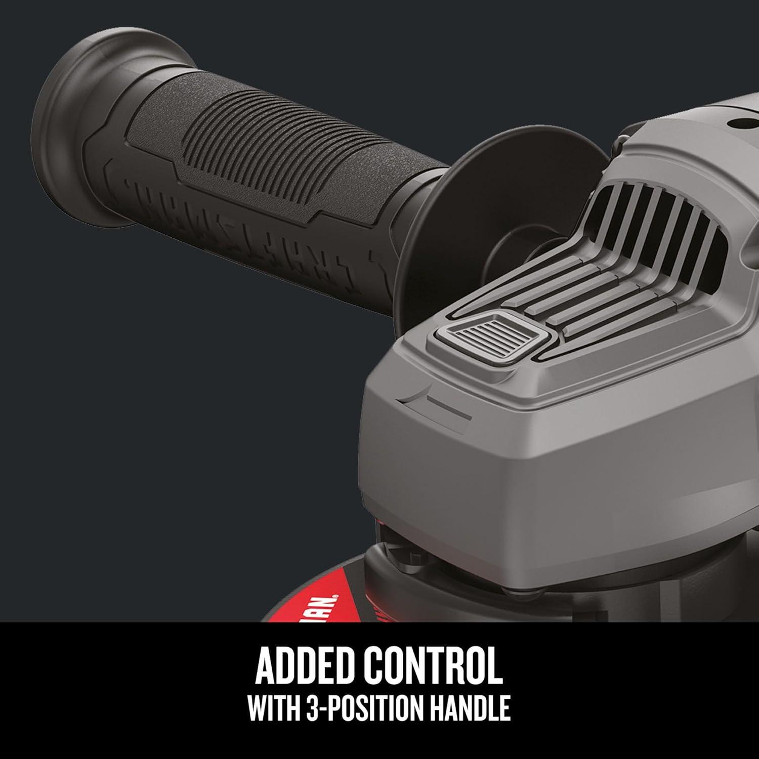 image:imageCRAFTSMAN Small Angle Grinder Tool 412 inch 6 Amp 12000 RPM Corded CMEG100