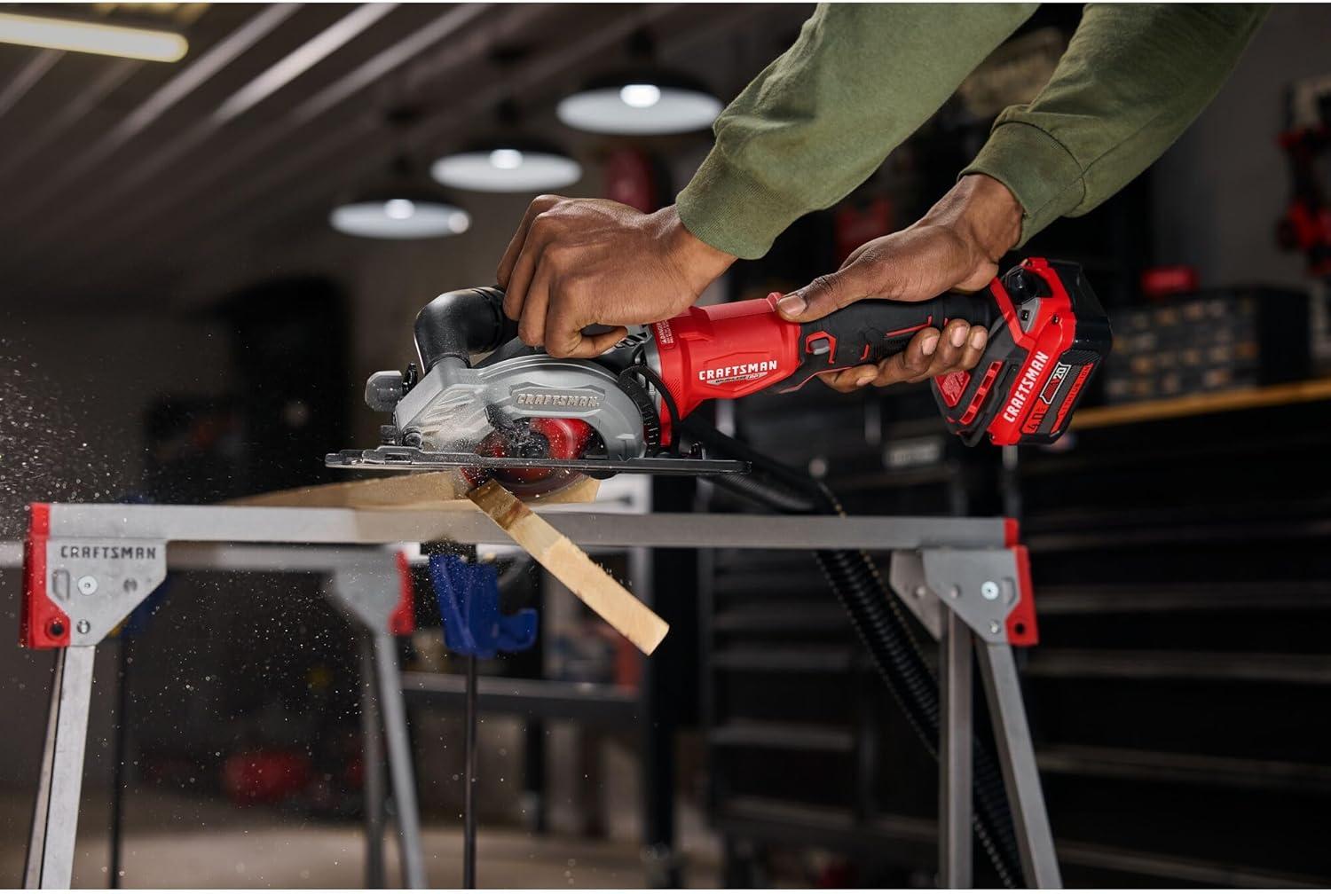image:imageCRAFTSMAN V20 412 Inch Cordless Circular Saw Bare Tool Only CMCS405B
