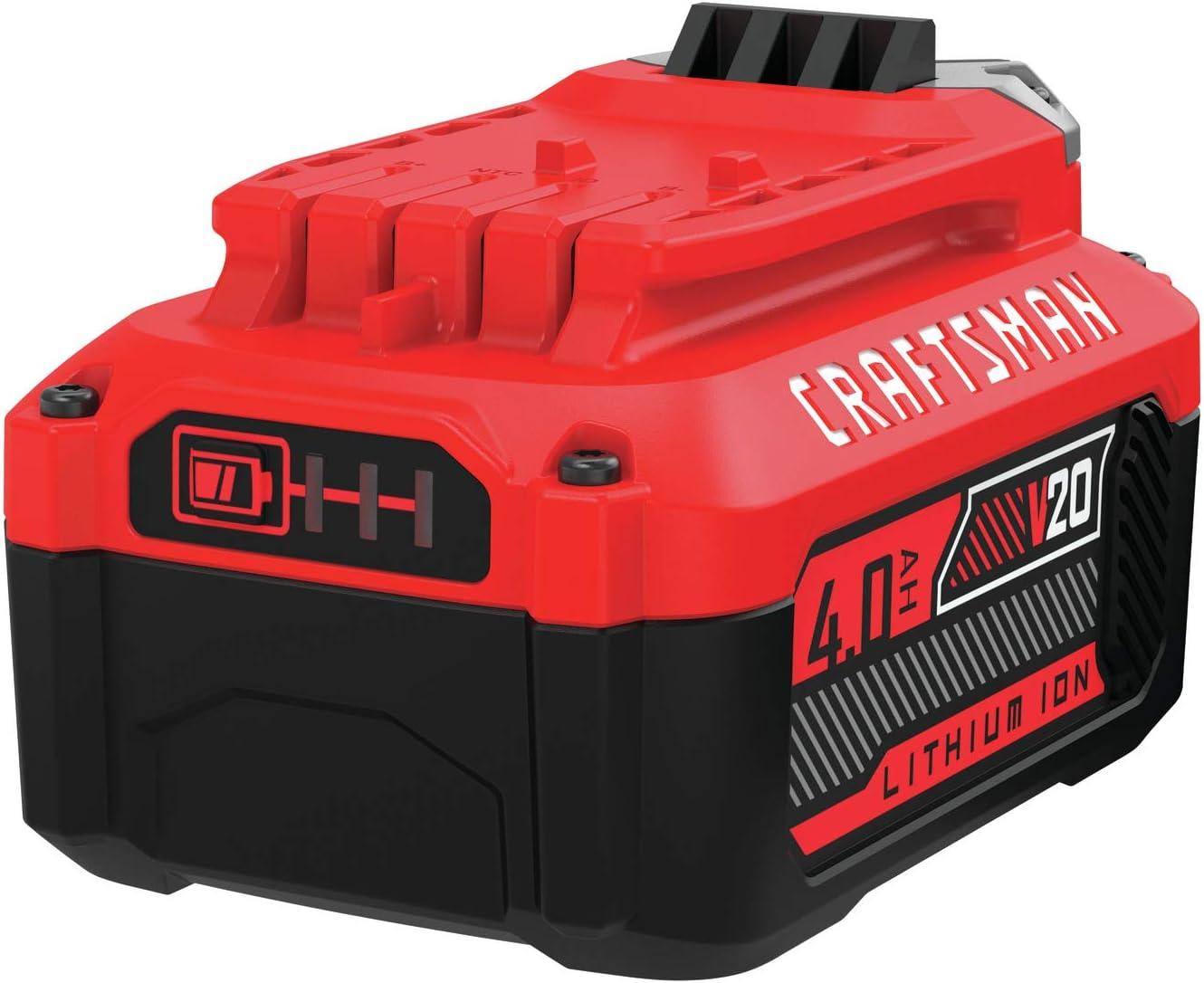 image:imageCRAFTSMAN V20 4Ah Lithium Ion Power Tool Battery 2Pack CMCB20422 Batteries