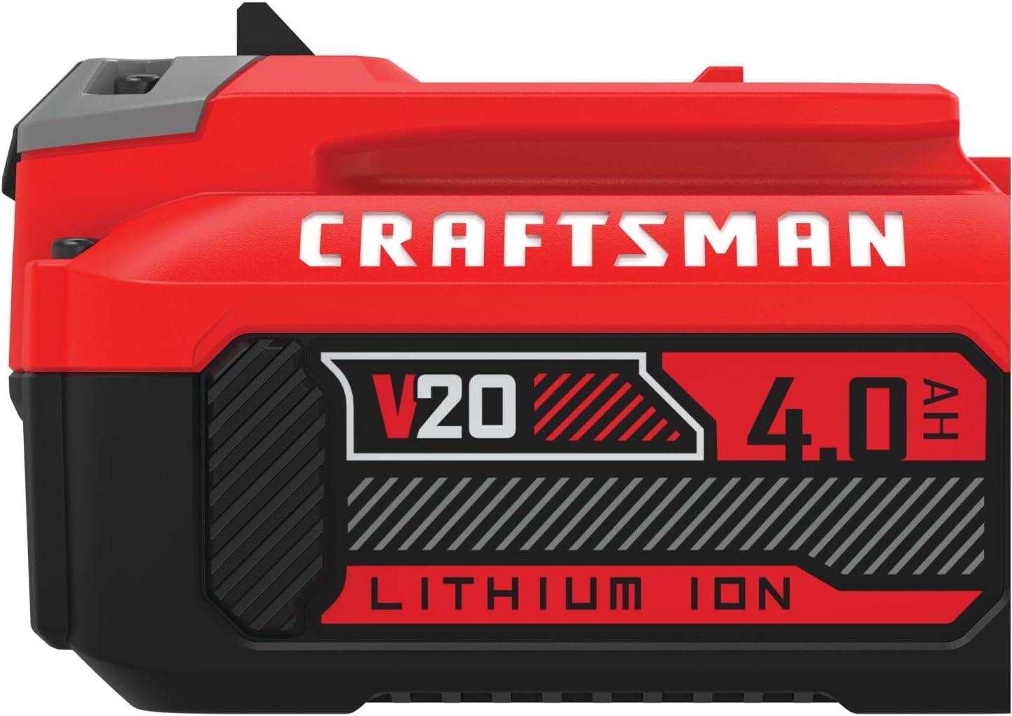 image:imageCRAFTSMAN V20 4Ah Lithium Ion Power Tool Battery 2Pack CMCB20422 Batteries