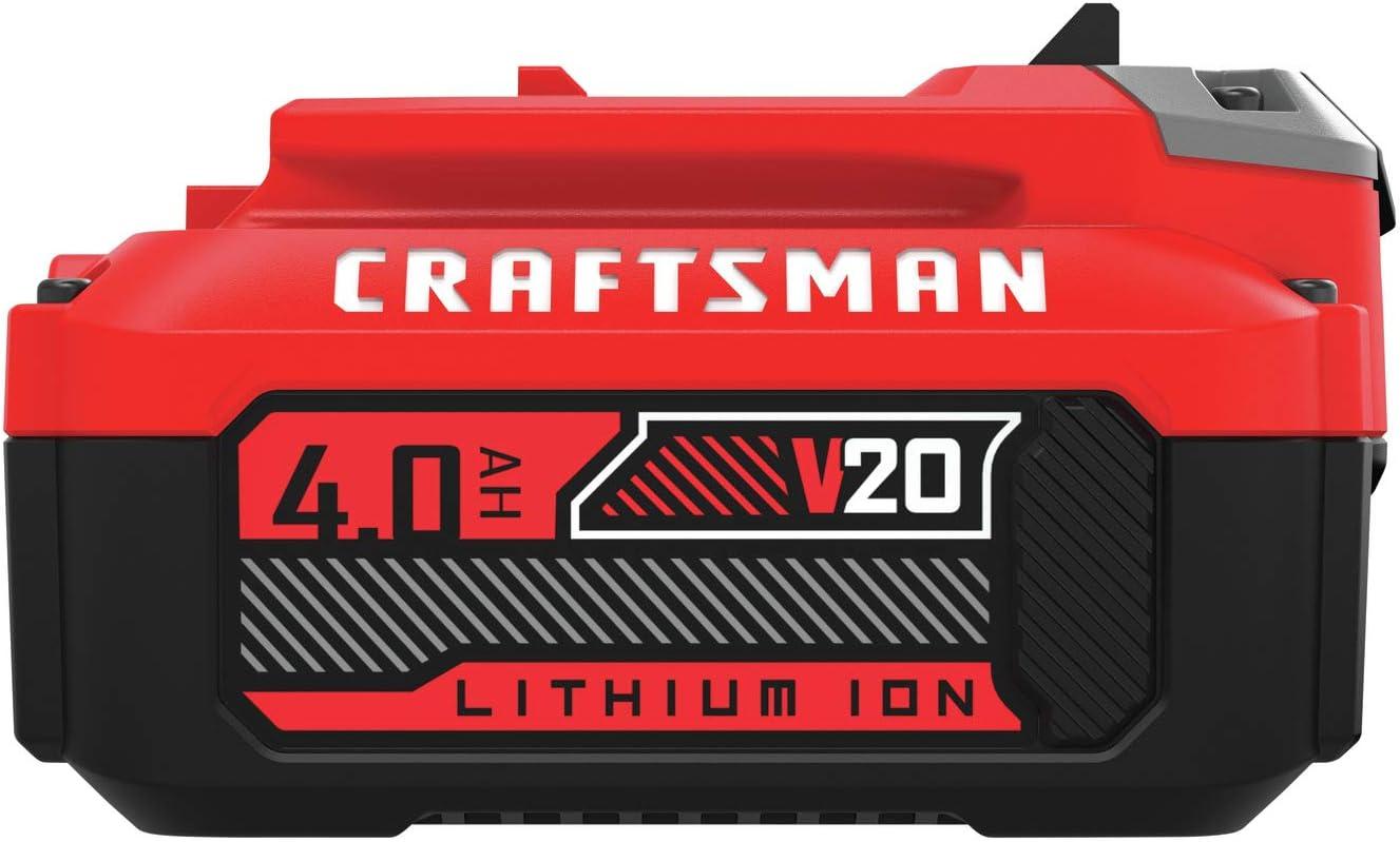 image:imageCRAFTSMAN V20 4Ah Lithium Ion Power Tool Battery 2Pack CMCB2042Single Battery