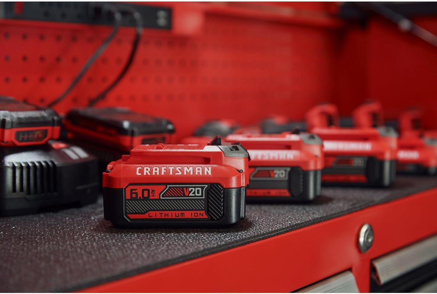 image:imageCRAFTSMAN V20 6Ah Lithium Ion Power Tool Battery CMCB206