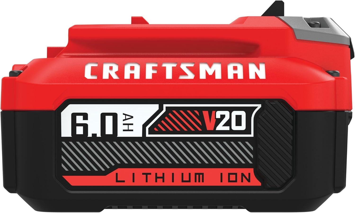 image:imageCRAFTSMAN V20 6Ah Lithium Ion Power Tool Battery CMCB206