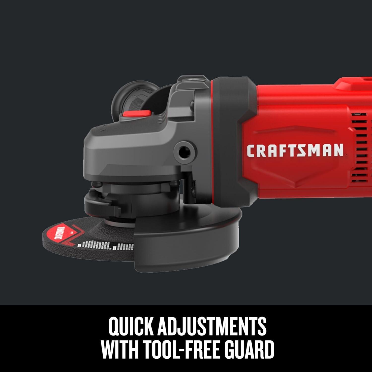 image:imageCRAFTSMAN V20 Angle Grinder Small 412Inch Tool Only CMCG400B