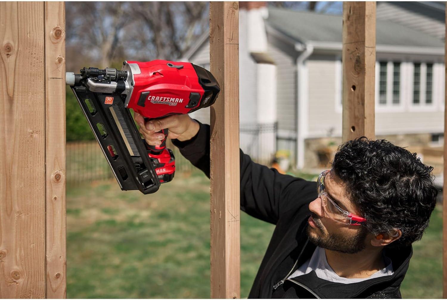 image:imageCRAFTSMAN V20 Brushless Cordless 30 Framing Nailer Tool Only CMCN630PTB