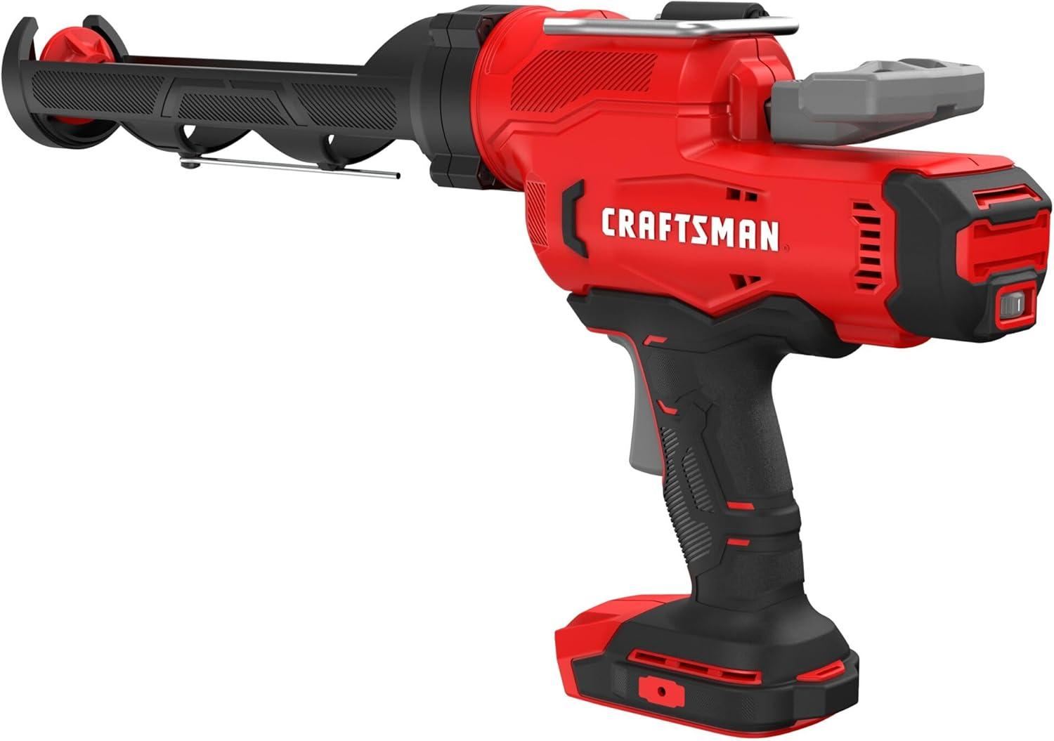image:imageCRAFTSMAN V20 Caulk Gun No Drip Cordless with antidrip and variable speed Tool Only CMCE600B