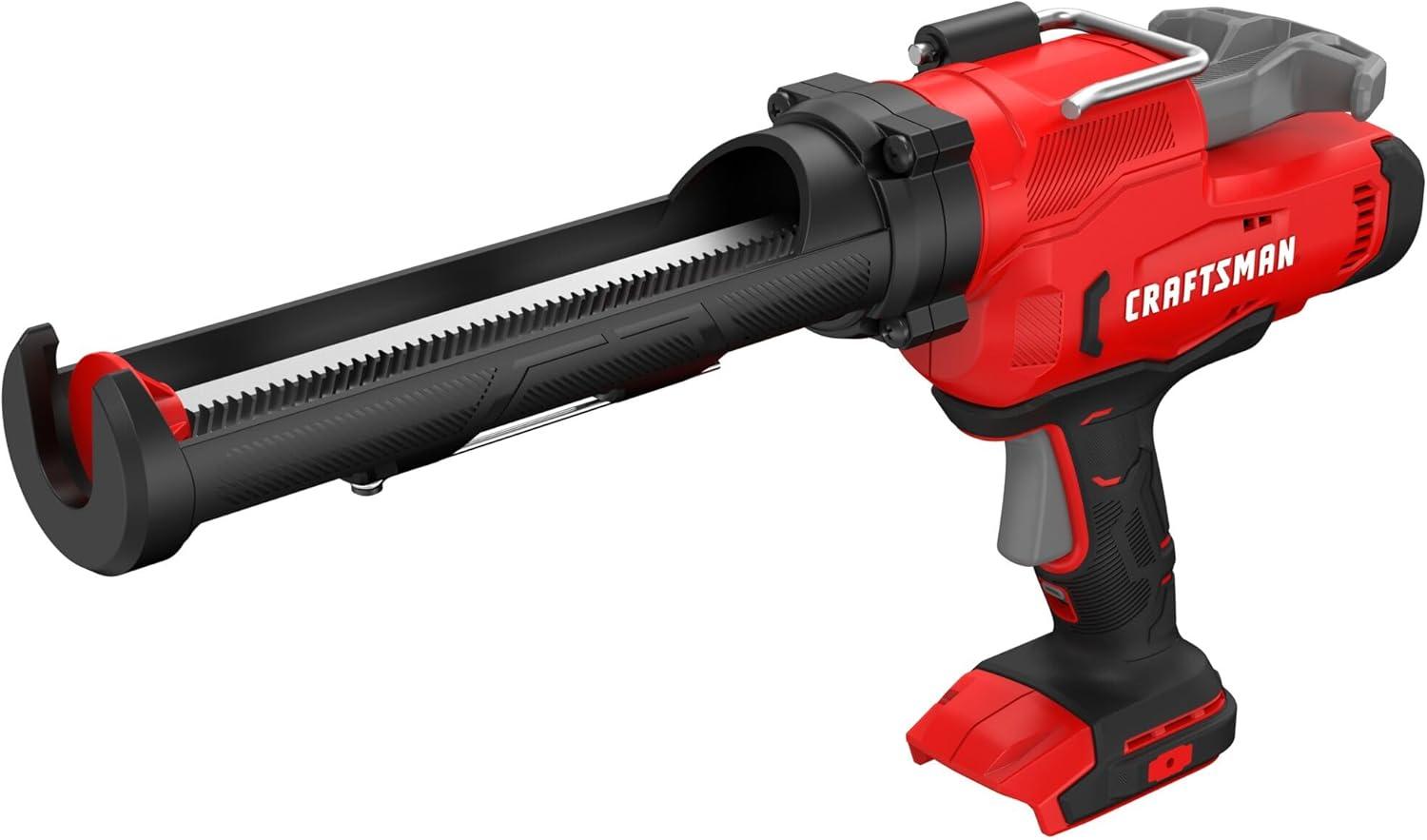 image:imageCRAFTSMAN V20 Caulk Gun No Drip Cordless with antidrip and variable speed Tool Only CMCE600B