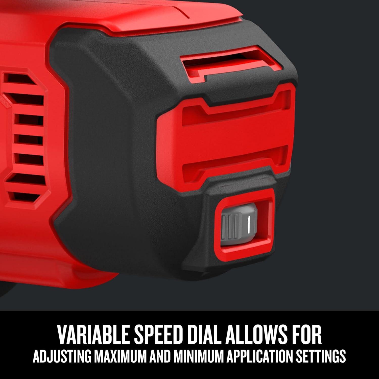 image:imageCRAFTSMAN V20 Caulk Gun No Drip Cordless with antidrip and variable speed Tool Only CMCE600B