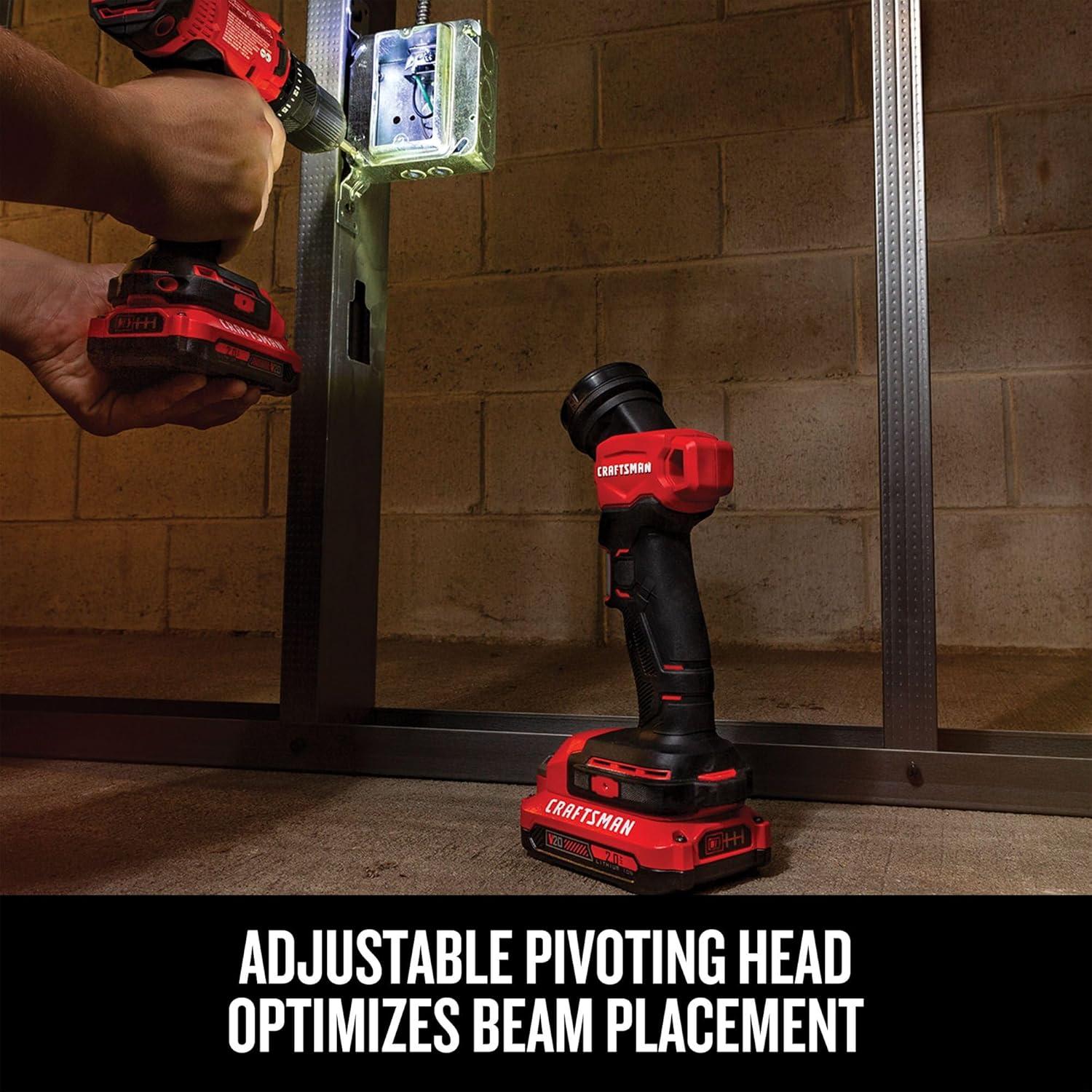 image:imageCRAFTSMAN V20 Cordless 4Tool Power Tool Combo Kit with 2 Batteries and Charger CMCK400D2