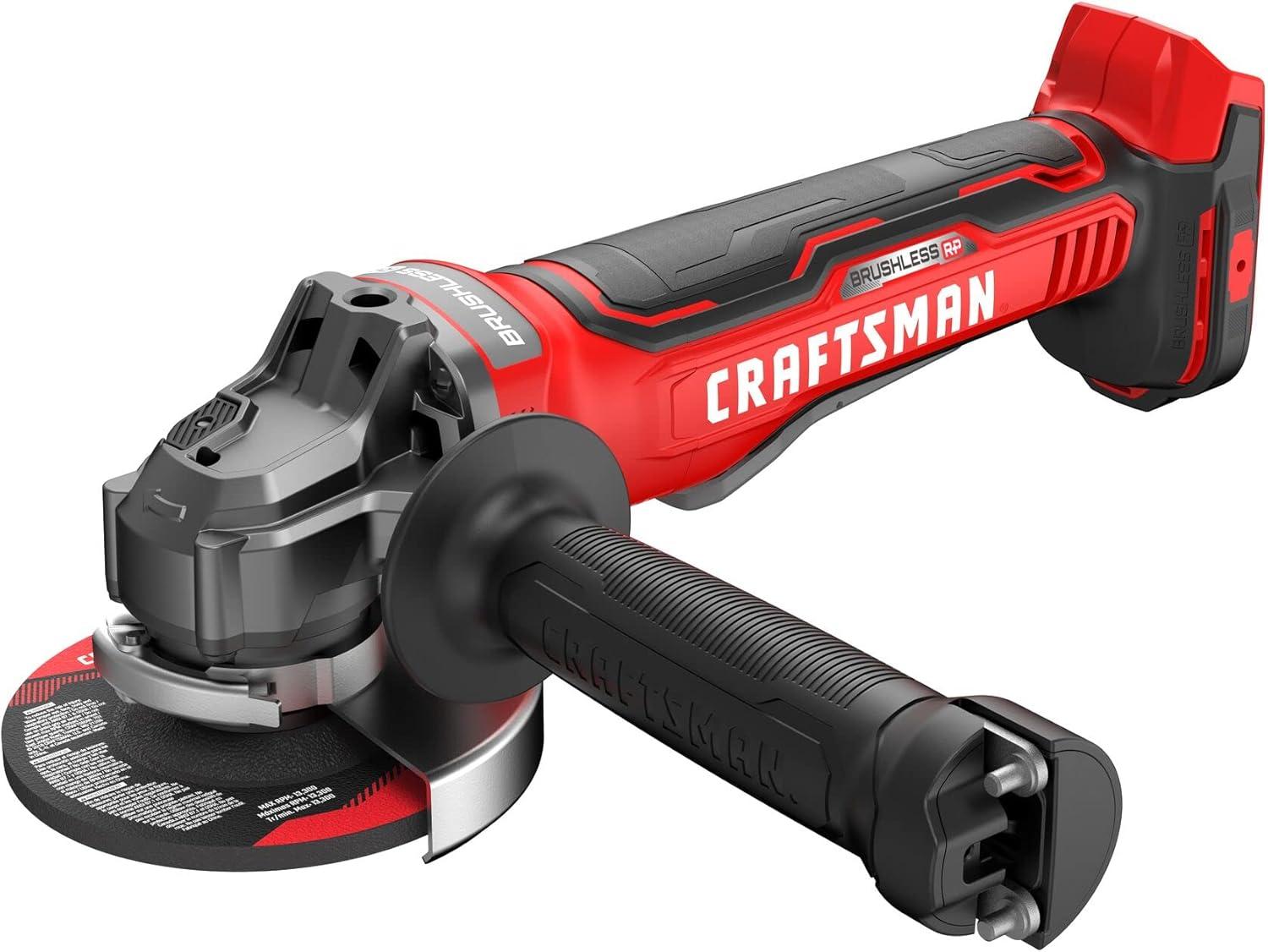 image:imageCRAFTSMAN V20 Cordless Angle Grinder 412 inch Bare Tool Only CMCG451B