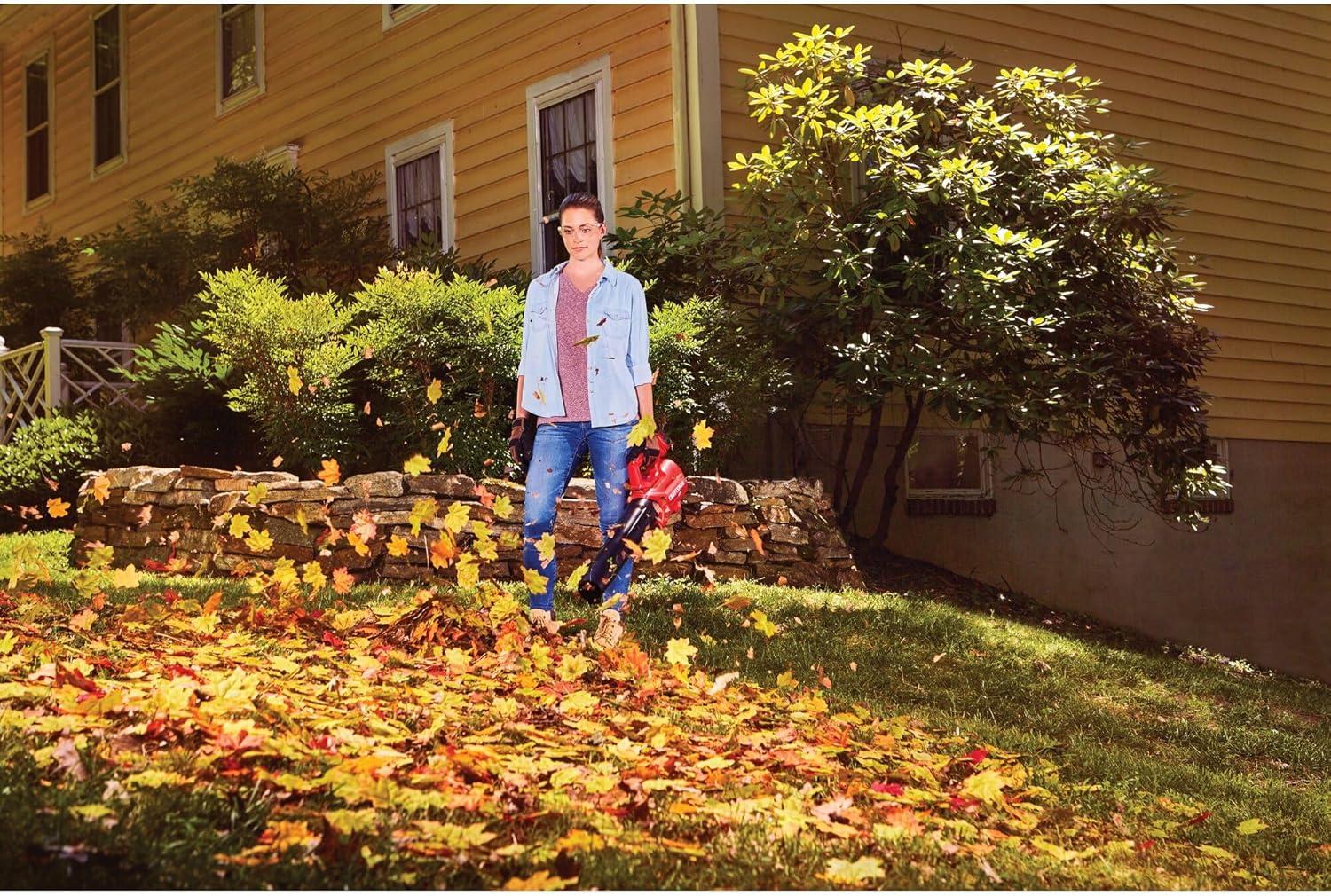 image:imageCRAFTSMAN V20 Cordless Axial Leaf Blower Kit Includes 40 Ah Battery and Charger 100 MPH and 380 CFM Clearing Power Lightweight 2 Speed Trigger CMCBL700M1
