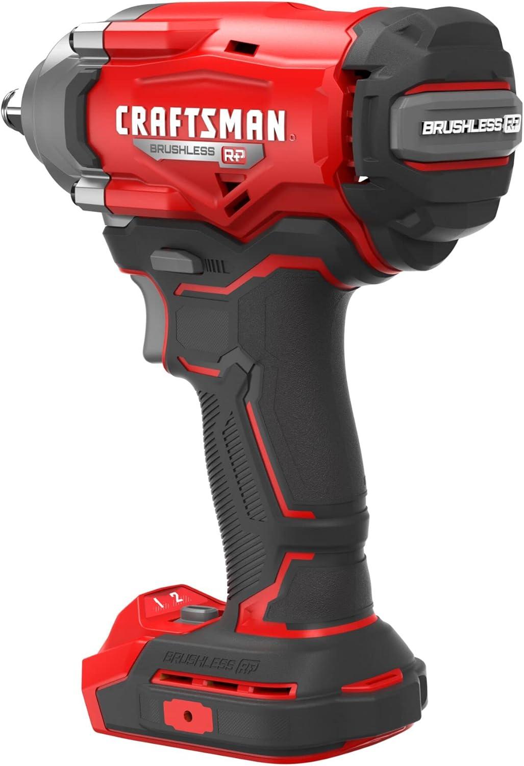 image:imageCRAFTSMAN V20 Cordless Impact Wrench 12 inch Bare Tool Only CMCF921B