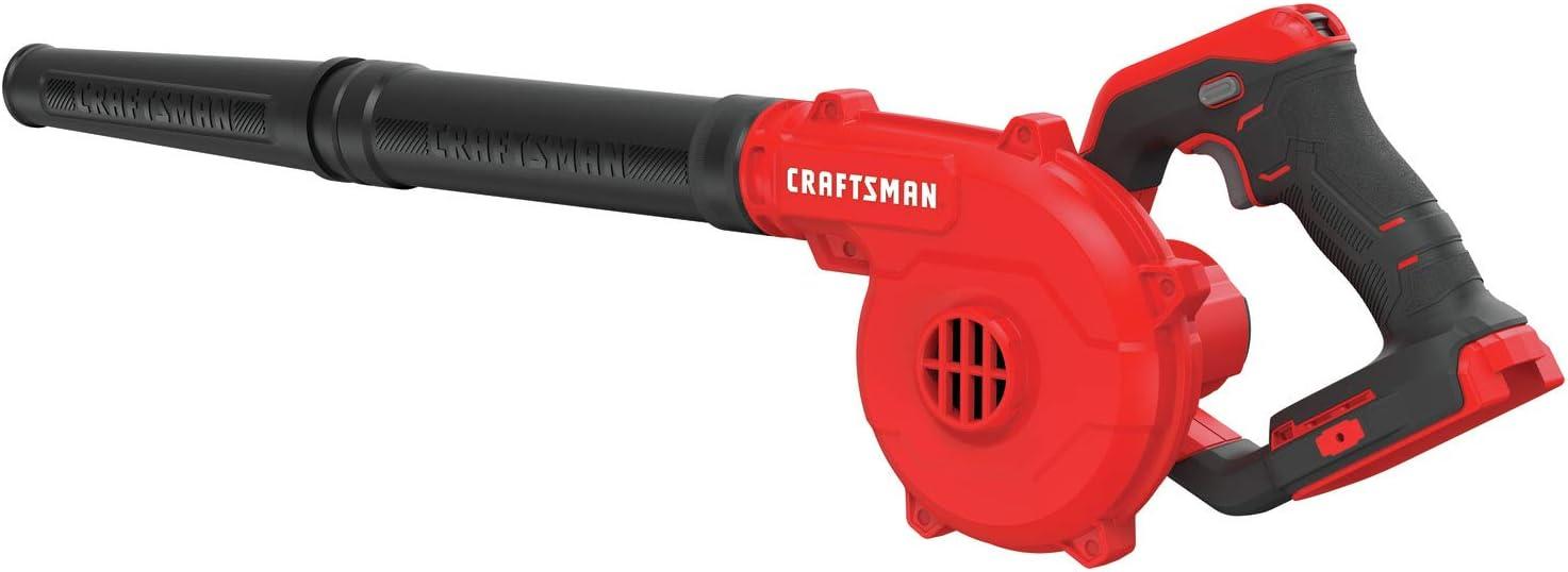 image:imageCRAFTSMAN V20 Cordless Leaf Blower 125 mph Bare Tool Only CMCBL0100BBlower Only