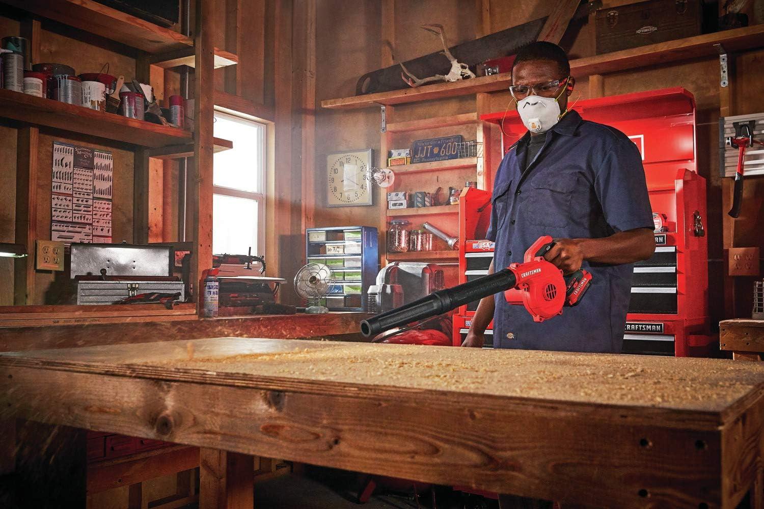 image:imageCRAFTSMAN V20 Cordless Leaf Blower 125 mph Bare Tool Only CMCBL0100BBlower Only