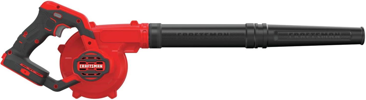 image:imageCRAFTSMAN V20 Cordless Leaf Blower 125 mph Bare Tool Only CMCBL0100BBlower Only