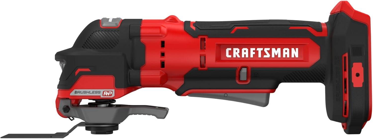 image:imageCRAFTSMAN V20 Cordless Oscillating Tool MultiTool Up to 19000 OPM Bare Tool Only CMCE565B