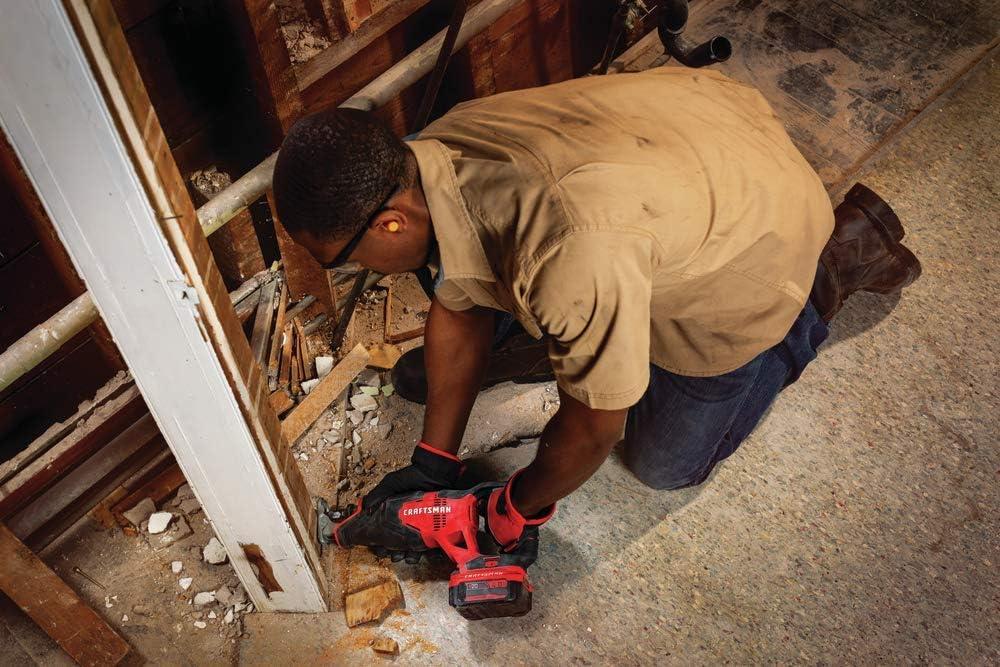 image:imageCRAFTSMAN V20 Cordless Reciprocating Saw Kit 3000 RPM 145 inch Battery and Charger Included CMCS300M1Reciprocating Saw Kit