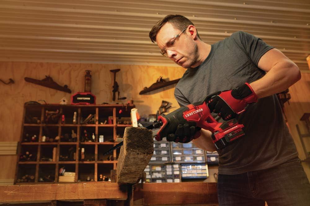 image:imageCRAFTSMAN V20 Cordless Reciprocating Saw Kit 3000 RPM 145 inch Battery and Charger Included CMCS300M1Reciprocating Saw Kit