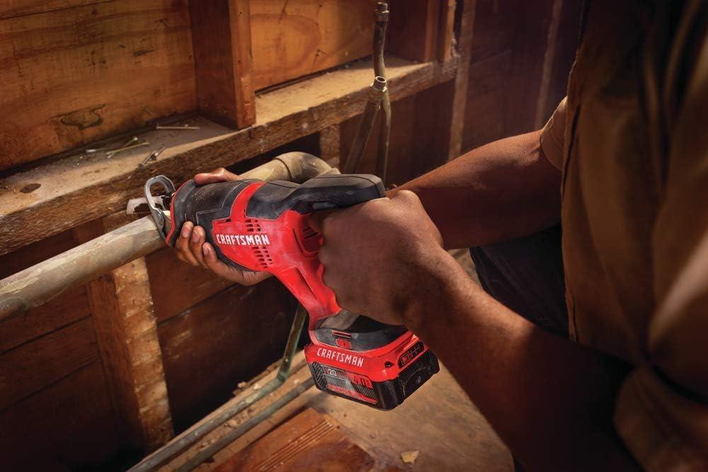 image:imageCRAFTSMAN V20 Cordless Reciprocating Saw Kit 3000 RPM 145 inch Battery and Charger Included CMCS300M1Reciprocating Saw Kit