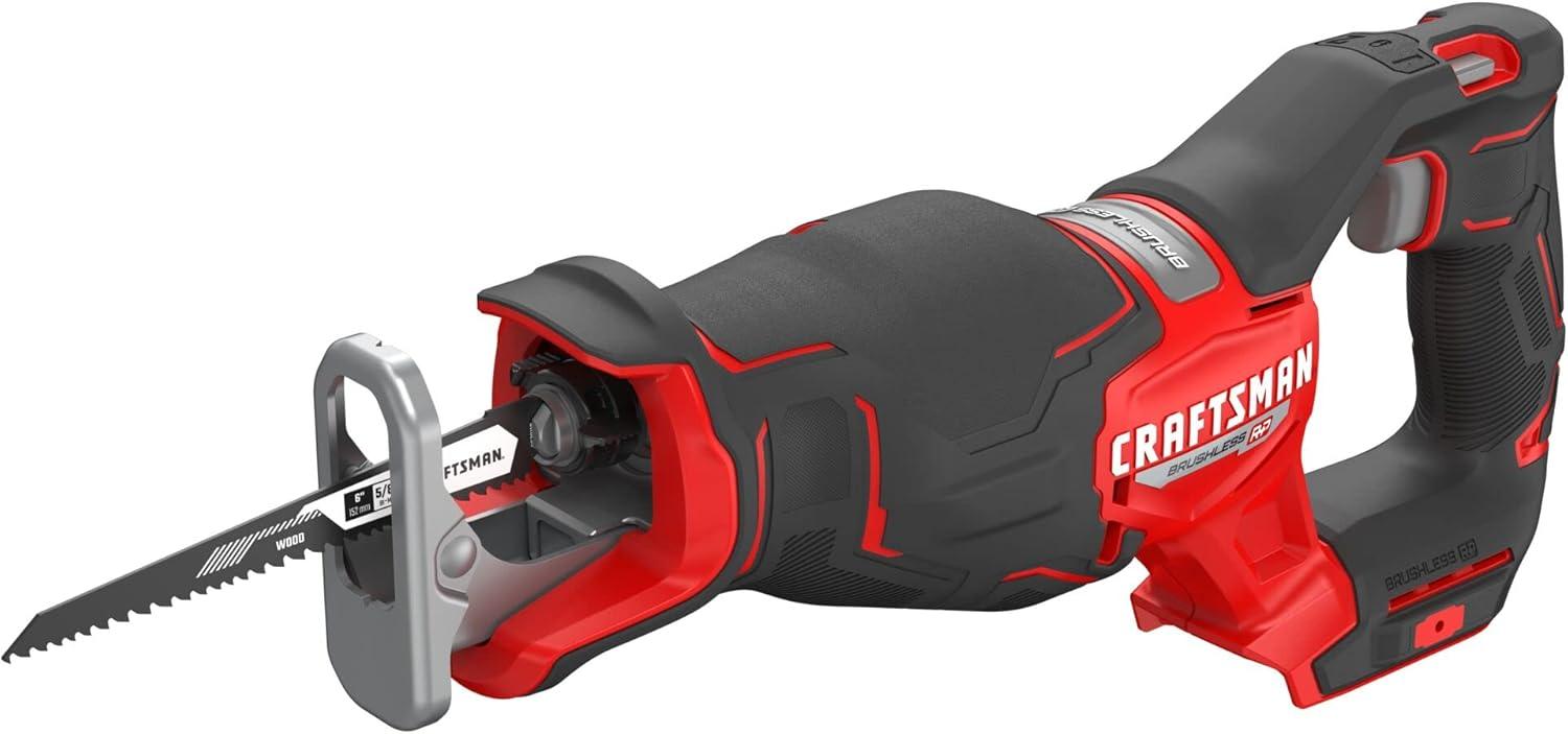 image:imageCRAFTSMAN V20 RP Cordless Reciprocating Saw 3200 RPM 8 inch Bare Tool Only CMCS351B