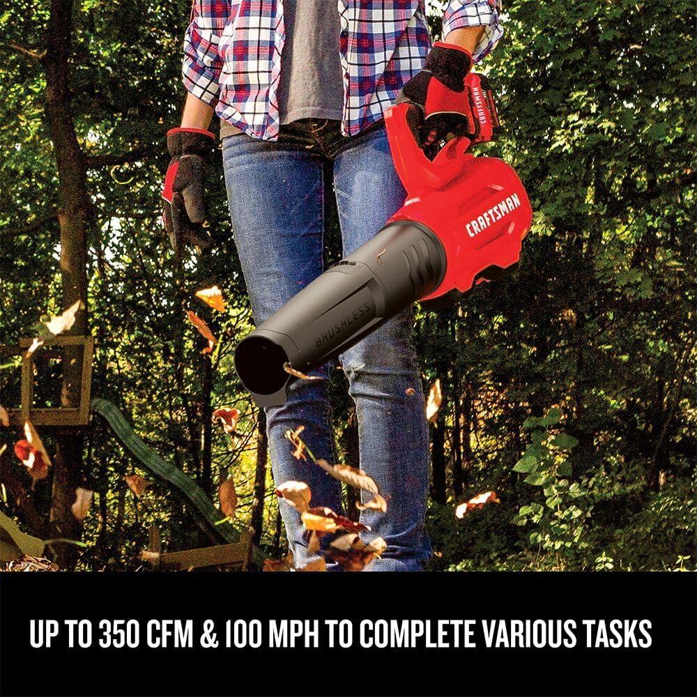 image:imageCRAFTSMAN V20 String Trimmer and Lawn Edger Kit with 4Ah Battery and Charger 13 in Cordless Weed Wacker with Up to 63 Minutes Runtime Lightweight CMCST901M120V Extended Runtime Trimmer Blower Kit