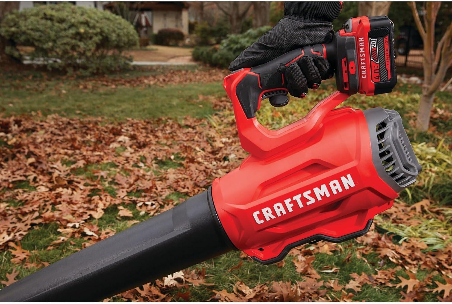 image:imageCRAFTSMAN V20 String Trimmer and Lawn Edger Kit with 4Ah Battery and Charger 13 in Cordless Weed Wacker with Up to 63 Minutes Runtime Lightweight CMCST901M120V Extended Runtime Trimmer Blower Kit