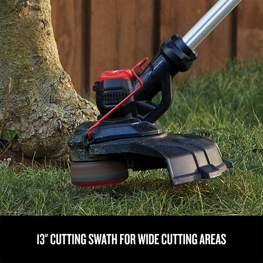 image:imageCRAFTSMAN V20 String Trimmer and Lawn Edger Kit with 4Ah Battery and Charger 13 in Cordless Weed Wacker with Up to 63 Minutes Runtime Lightweight CMCST901M120V Extended Runtime Trimmer Blower Kit