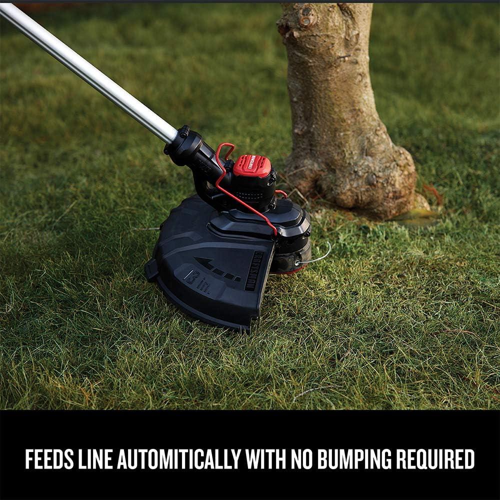 image:imageCRAFTSMAN V20 String Trimmer and Lawn Edger Kit with 4Ah Battery and Charger 13 in Cordless Weed Wacker with Up to 63 Minutes Runtime Lightweight CMCST901M120V Trimmer Kit