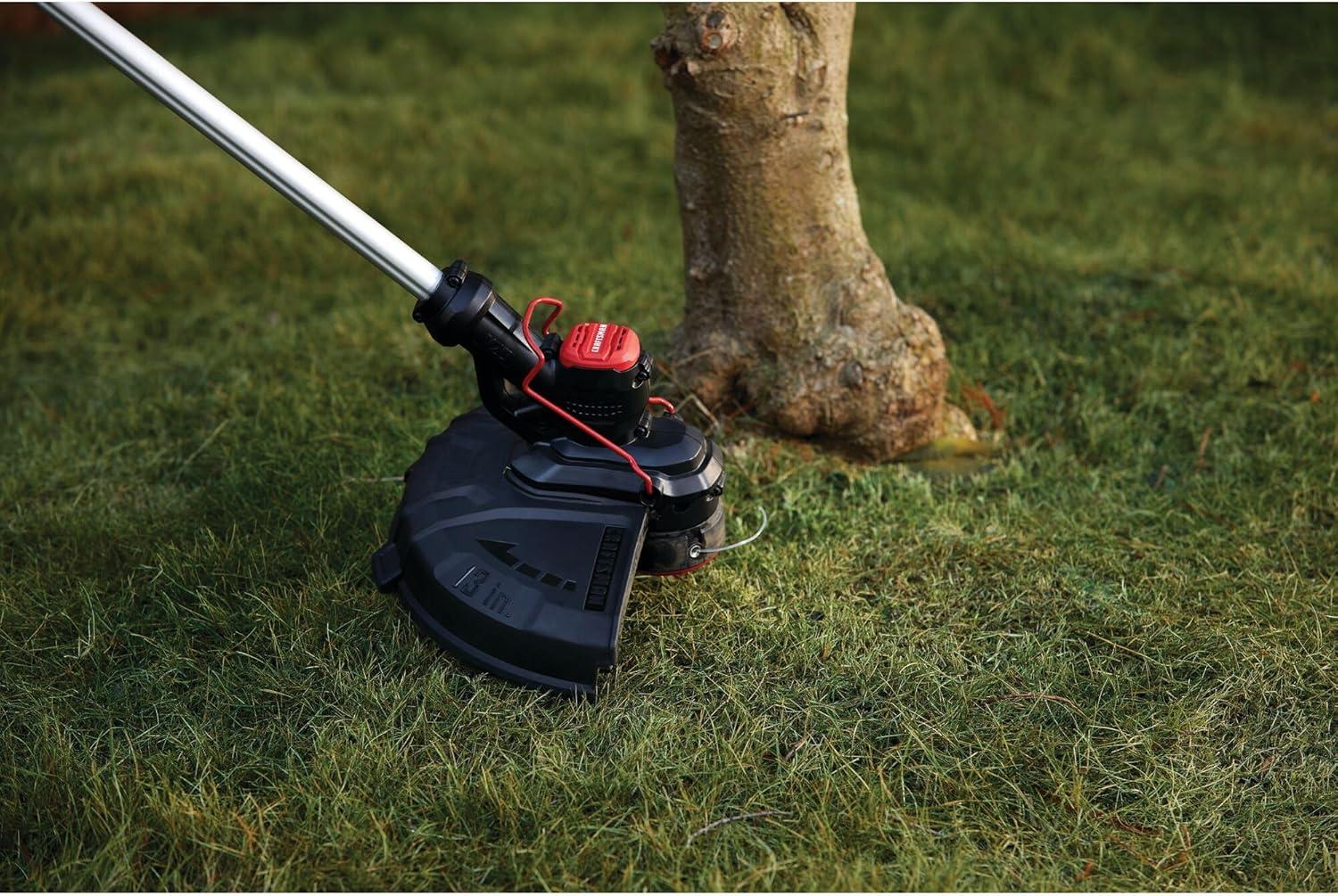 image:imageCRAFTSMAN V20 String Trimmer and Lawn Edger Kit with 4Ah Battery and Charger 13 in Cordless Weed Wacker with Up to 63 Minutes Runtime Lightweight CMCST901M120V Trimmer Kit