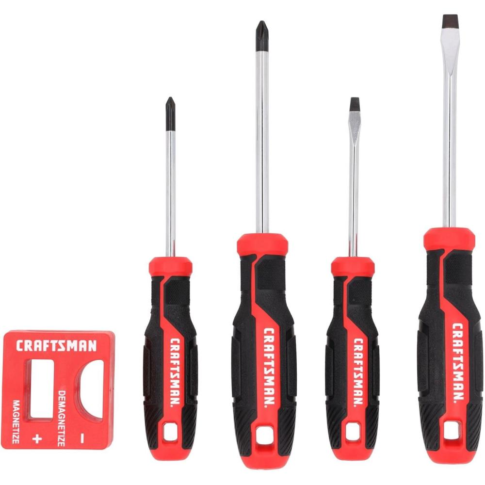 image:imageCRAFTSMAN Screwdriver Set 5 PC Magnetic Tips Comfort Handle CMHT65136