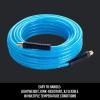 CRAFTSMAN 1/4-in x 50-ft Polyurethane Air Hose, Lightweight, Kink-Resistant, 300 PSI, Flexible, Ideal for Nailers & Staplers