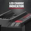 CRAFTSMAN 20V Battery and Charger Set, 2Ah and 4Ah Lithium Ion Batteries and Charger Kit (CMCB204-CKVA)