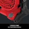 CRAFTSMAN 20V MAX* Cordless Fan, Tool Only (CMCE001B), Red