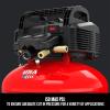 CRAFTSMAN Air Compressor, 6 Gallon, Pancake, Oil-Free with 13 Piece Accessory Kit (CMEC6150K)(Air Compressor w/ Accessory Kit)