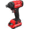 CRAFTSMAN Cordless 1/4 Impact Driver with 2 Ah Lithim Ion Battery, Charger and PH2 Screwdriving Bit, LED Light, High Torque, Variable Speed, 2900 RPM (CMCF801D1)