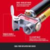 CRAFTSMAN Dual Foot Inflator and Gauge, 20-120 PSI, Built-in Relief Valve, 1/4-Inch NPT Air Inlet