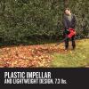 CRAFTSMAN Leaf Blower, Leaf Vacuum and Mulcher, 3-in-1 Backpack Blower, Up to 230 MPH, 12 Amp, Corded Electric (CMEBL700)(230 MPH Blower/VAC)