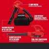 CRAFTSMAN Leaf Blower, Leaf Vacuum and Mulcher, 3-in-1 Backpack Blower, Up to 230 MPH, 12 Amp, Corded Electric (CMEBL700)(260 MPH Blower/VAC)